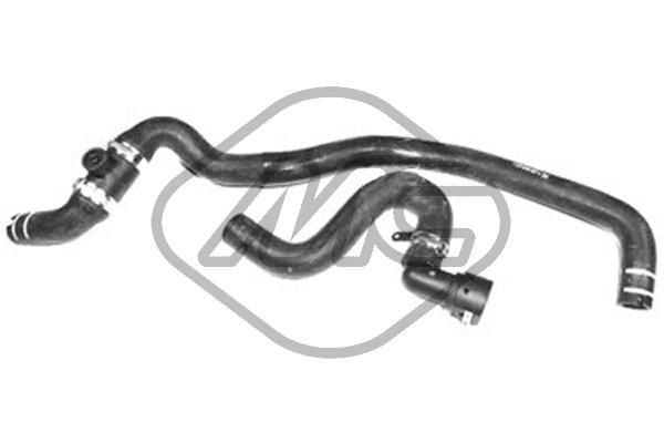 Metalcaucho Slange, varmeveksler-radiator 09385 Metalcaucho 09385 Slange, varmeutveksler-oppvarming Hyundai i40 originale