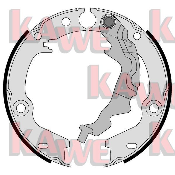 KAWE Handbromsbackar 09440 09440 KAWE handbromsbelägg HYUNDAI TUCSON