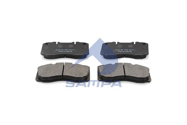 SAMPA Brake pad set 096.609 TOYOTA SAMPA disk brake pads 096.609