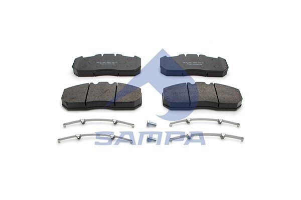SAMPA Brake pad set 096.611 096.611 SAMPA brake pad set for TOYOTA