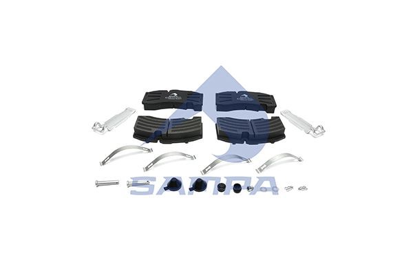 SAMPA Brake pad set 096.618 096.618 SAMPA disc pads for TOYOTA
