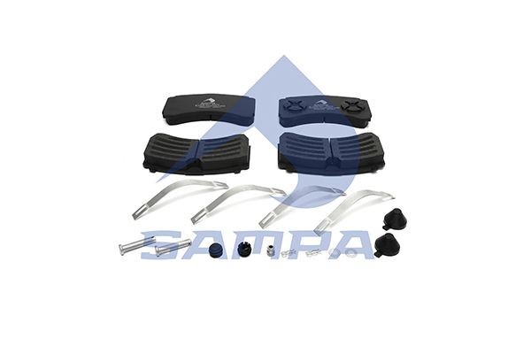 SAMPA Bromsbelägg 096.621 TOYOTA bromsklossar SAMPA 096.621
