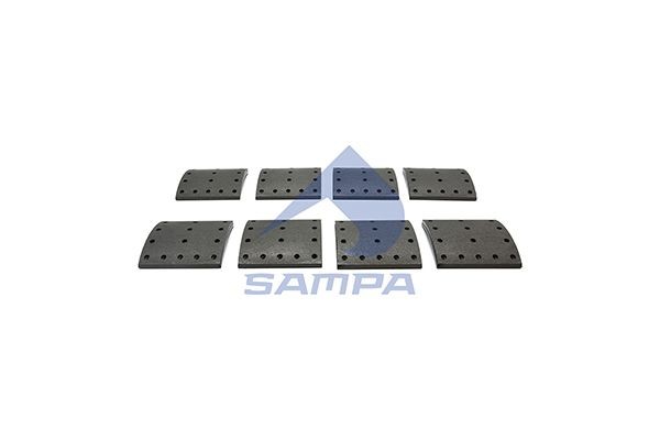 SAMPA Σετ θερμουίτ, ταμπουρόφρενα 096.643 096.643 Σιαγώνες χειροφρένου HYUNDAI i40 SAMPA