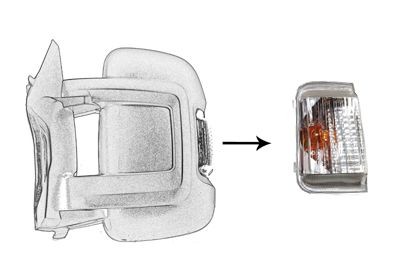 VAN WEZEL Side indicator 0983915 FIAT CINQUECENTO VAN WEZEL side indicators 0983915