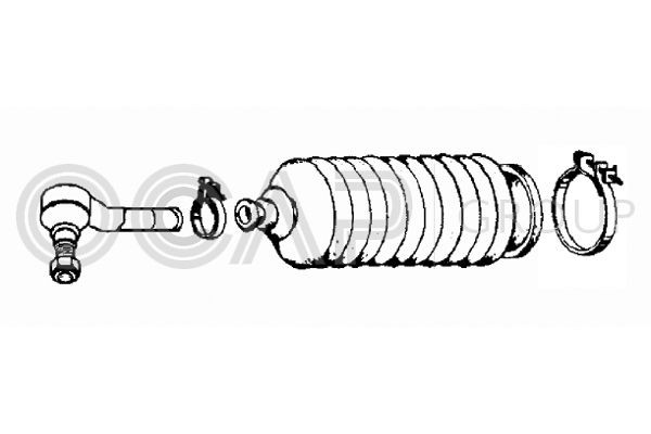 OCAP Kit soffietto, Sterzo 0983965 0983965 costo Cuffia sterzo OCAP MERCEDES-BENZ SPRINTER
