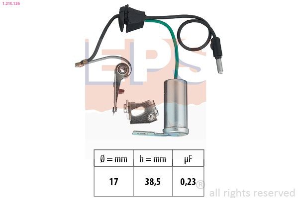 EPS Contactpuntset, stroomverdeler 1.215.126 Stroomverdeler EPS CX 1.215.126 goedkoop