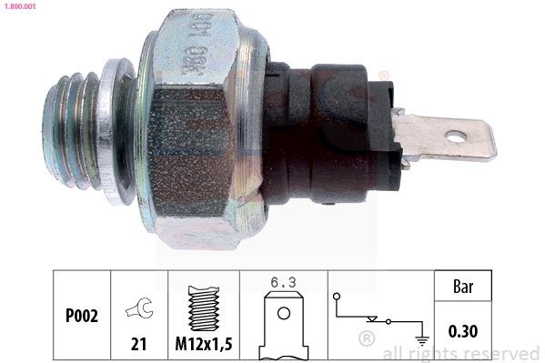EPS Interruttore di pressione olio 1.800.001 1.800.001 costo Bulbo pressione olio MERCEDES-BENZ VIANO EPS