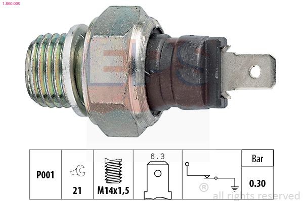 EPS Oil Pressure Switch 1.800.005 Alfa Romeo STELVIO EPS oil pressure sensor 1800005