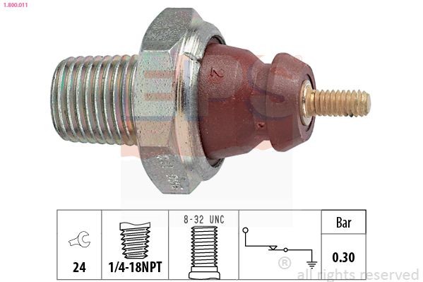EPS Oil Pressure Switch 1.800.011 1.800.011 EPS oil pressure sensor for ALFA ROMEO STELVIO