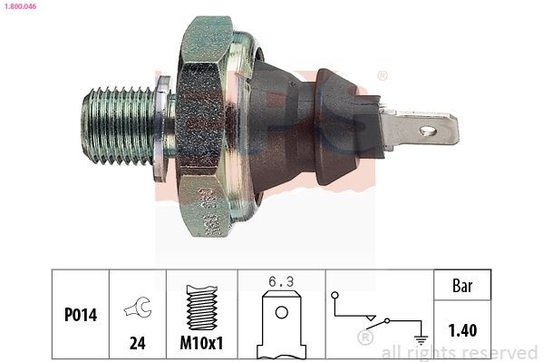 EPS Oil Pressure Switch 1.800.046 MERCEDES-BENZ VARIO EPS oil pressure sensor 1800046