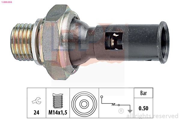 Oliedruksensor EPS 1.800.056 EPS 1.800.056 Oliedrukschakelaar VOLVO XC 90 2003