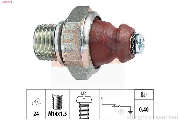 EPS Interruttore di pressione olio 1.800.074 1.800.074 Bulbo pressione olio EPS MERCEDES-BENZ VIANO costo