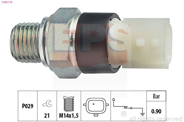 EPS Interruttore di pressione olio 1.800.179 EPS 1.800.179 Pressostato olio motore Renault Clio 3 Van prezzo