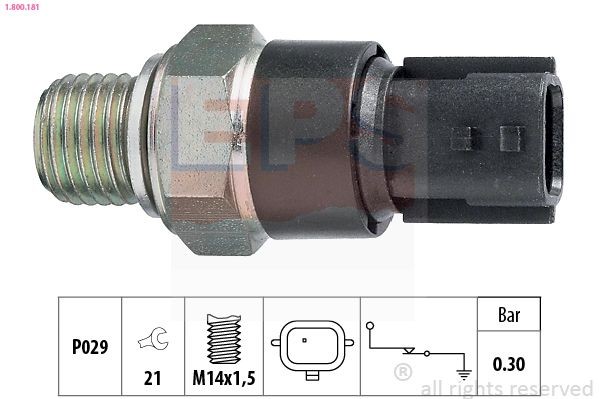 EPS Öldruckschalter 1.800.181 1.800.181 EPS RENAULT Öldruckschalter