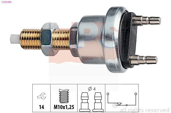EPS Bremselysbryter 1.810.006 1.810.006 Bremselyskontakt MAZDA 626 EPS