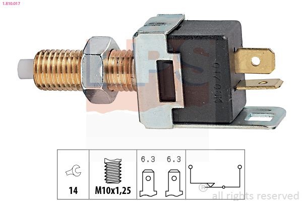 EPS Stoplyskontakt 1.810.017 EPS 1.810.017 Mazda SR29V Stoplyskontakt originale pris
