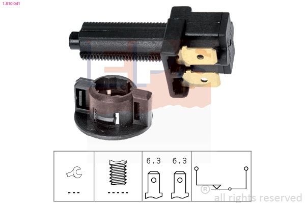 Contacteur de feux stop EPS 1.810.041 EPS 1.810.041 Interrupteur de feux stop FORD KA 2003