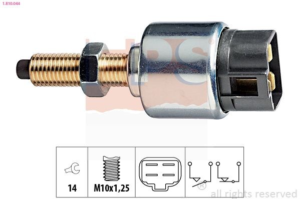 EPS Bremselysbryter 1.810.044 EPS 1.810.044 originale Bremselysbryter Mitsubishi Carisma DAO hva koster