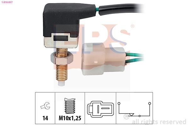 Contacteur de feux stop EPS 1.810.057 EPS 1.810.057 Contacteur de pedale de frein Hyundai ATOS 2013