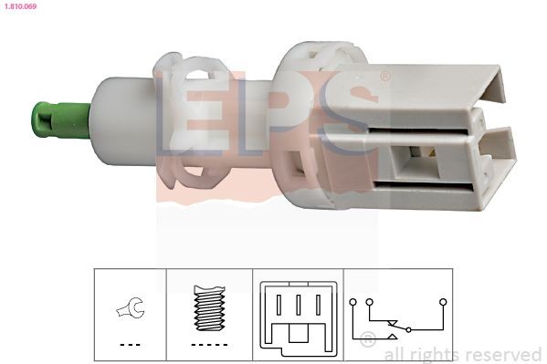 EPS Contacteur de feux stop 1.810.069 EPS 1.810.069 Contacteur de stop Iveco Daily V Сamion à Plateau pas cher