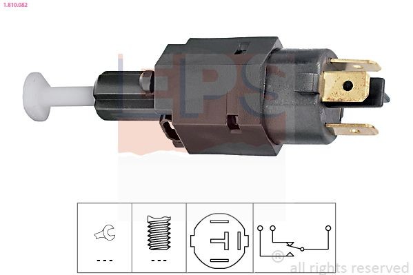 EPS Bromsljuskontakt 1.810.082 1.810.082 Bromsljuskontakt EPS OPEL MERIVA