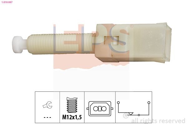 Brake Light Switch EPS 1.810.087 EPS 1.810.087 Audi 80 1999 Stop light switch price