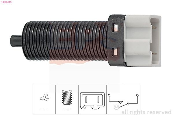 EPS Bryter, koblingsbetjening (hastighetsreg) 1.810.115 1.810.115 Bryter koblingsbetjening RENAULT TRAFIC EPS