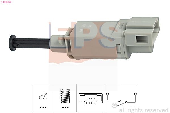 Commande, embrayage (régulateur de vitesse) EPS 1.810.152 EPS 1.810.152 Contacteur d'embrayage Audi TT 2003