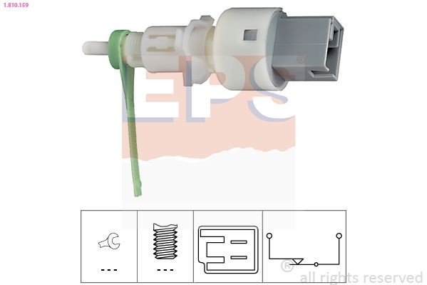 EPS Switch, clutch control (cruise control) 1.810.159 EPS 1.810.159 Alfa Romeo 159 939 clutch interlock switch replacement