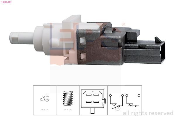 Stoplyskontakt EPS 1.810.161 EPS 1.810.161: Bremselyskontakt Peugeot BOXER 2019