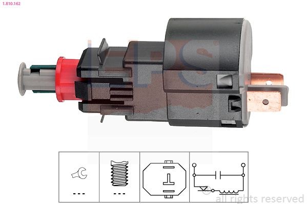 EPS Bremselysbryter 1.810.162 EPS 1.810.162 Bremselyskontakt Opel Omega B Caravan pris
