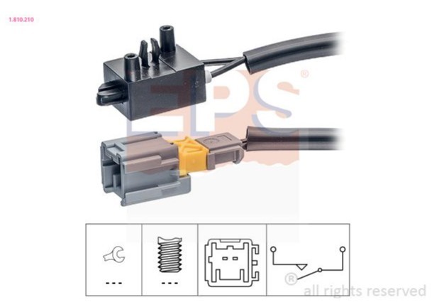 EPS Commande, embrayage (régulateur de vitesse) 1.810.210 Contacteur de position de pédale d'embrayage EPS A4 1.810.210 pas cher