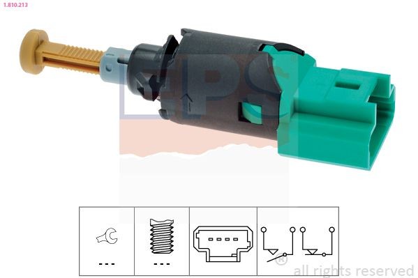 Interruttore pedale freno EPS 1.810.213 FACET 7.1213 EPS 1.810.213 Interruttore stop Peugeot 307 2010