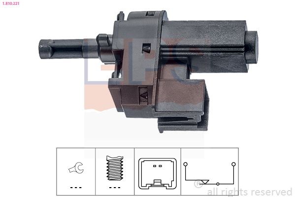 EPS Commande, embrayage (régulateur de vitesse) 1.810.221 EPS 1.810.221 Contacteur d'embrayage Volvo S40 mk2 à un prix avantageux