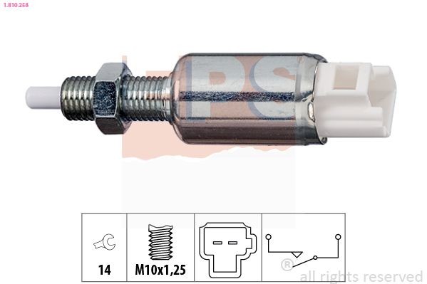 EPS Interruptor, comando da embraiagem (regulador da velocidade) 1.810.258 EPS 1.810.258 Interruptor comando da embraiagem Opel Vectra C CC preço