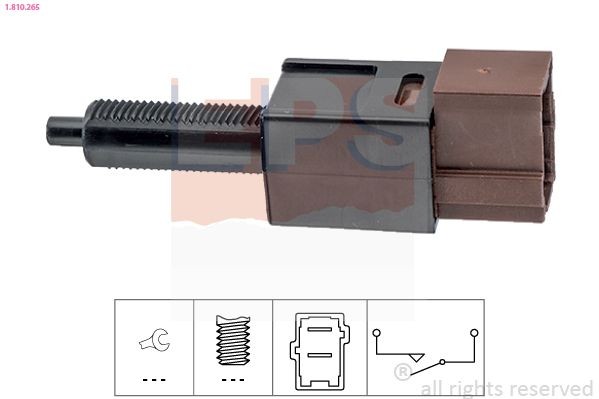 EPS Bremselysbryter 1.810.265 EPS 1.810.265 Bremselyskontakt NV350 Van (E26) originale pris