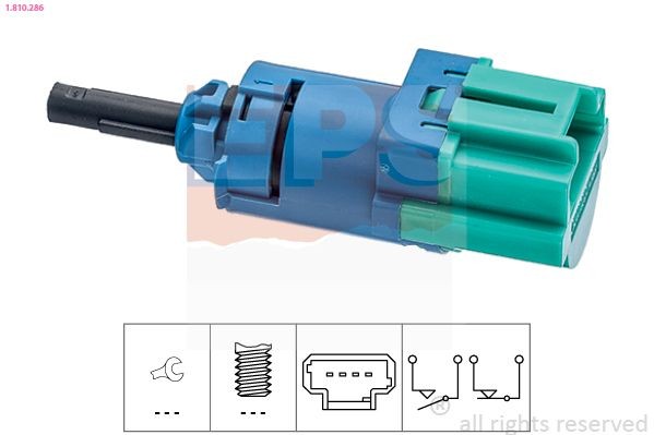 Interruptor de luz de stop EPS 1.810.286 EPS 1.810.286: Interruptor de luz de stop Peugeot EXPERT 2020