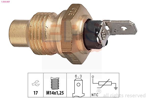 EPS Temperatuursensor 1.830.007 Fiat FREEMONT Temperatuursensor EPS 1.830.007