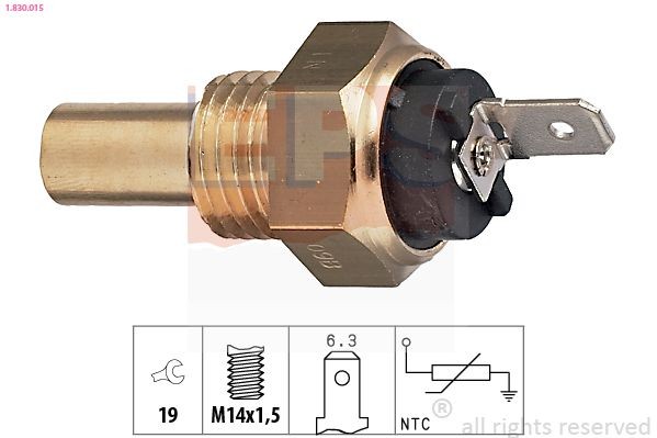 EPS Andur, Jahutusvedeliku temp. 1.830.015 EPS 1.830.015 originaal Jahutusvedeliku temperatuuri andur BMW E21 hind
