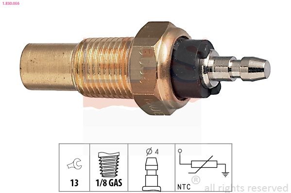 EPS Sonde de température, liquide de refroidissement 1.830.056 Mazda BT-50 Sonde de température EPS 1.830.056