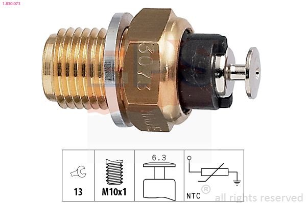 Sensor, oljetemperatur EPS 1.830.073 EPS 1.830.073 Oljetemperatur sensor VW SCIROCCO 2017