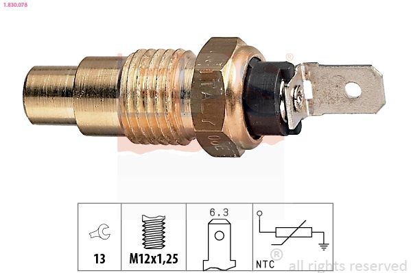 EPS Sensore, Temperatura refrigerante 1.830.078 EPS 1.830.078 Sonda di temperatura Nissan Z31 originale prezzo