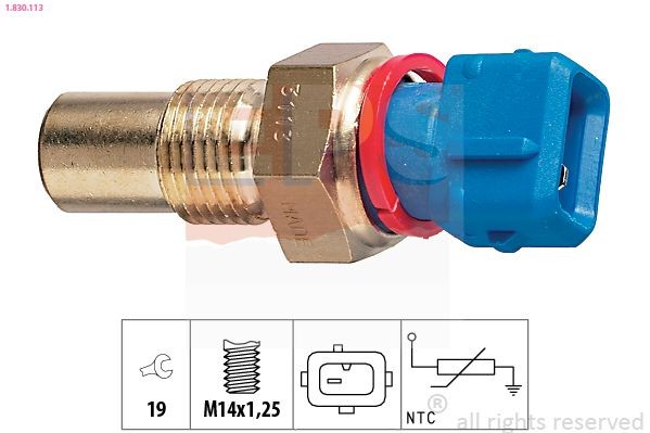 Oil temperature sensor EPS 1.830.113 EPS 1.830.113 2013 PEUGEOT 407 oil temperature sensor replacement