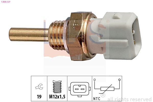 EPS Sensor, kølevæsketemp. 1.830.127 EPS 1.830.127 Nissan Z31 Temperatursensor pris