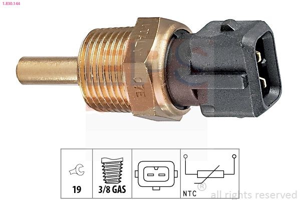 EPS Devējs, Eļļas temperatūra 1.830.144 1.830.144 Temperatūras sensors KIA CARENS EPS
