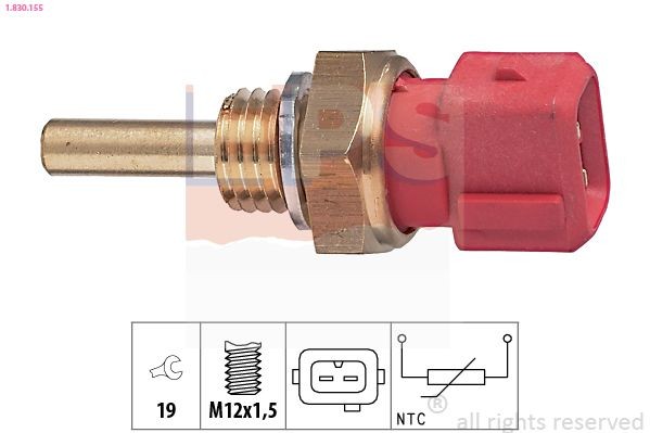 EPS Sensor, coolant temperature 1.830.155 EPS 1.830.155 KIA SEPHIA / MENTOR temperature sensor cost