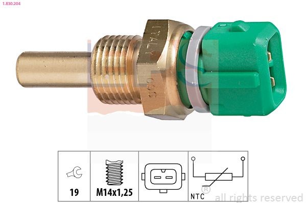 EPS Sensor, kølevæsketemp. 1.830.204 Temperatursensor EPS Nissan TOWNSTAR 1.830.204