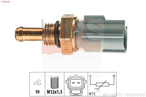 EPS Sonde de température, liquide de refroidissement 1.830.234 Mazda BT-50 Sonde de température EPS 1.830.234