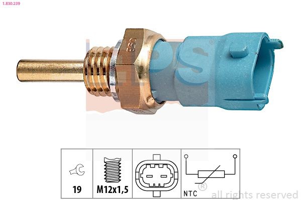 Oil temperature sensor EPS 1.830.239 EPS 1.830.239 Peugeot 407 2013 Oil temp sensor price