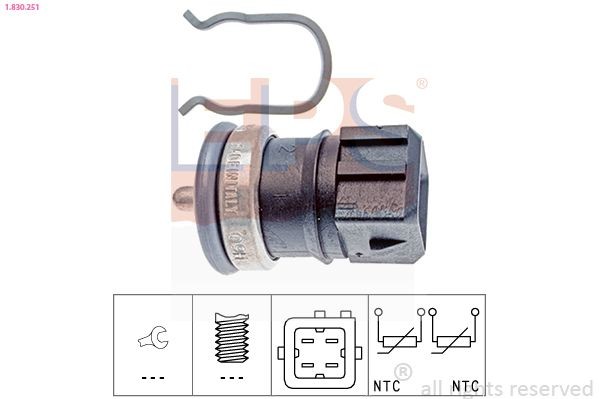 EPS Temperatuursensor 1.830.251 Koelmiddeltemperatuursensor EPS PATHFINDER 1.830.251 goedkoop